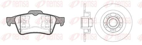 RENAULT К-кт гальм. колодки + диски Laguna 01- REMSA 8842.00