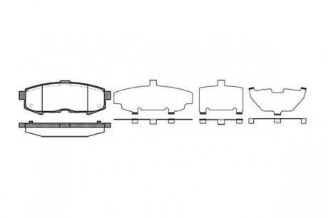 Тормозные колодки, к-кт. ROADHOUSE 2116000