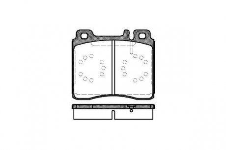 Тормозные колодки, к-кт. ROADHOUSE 242000