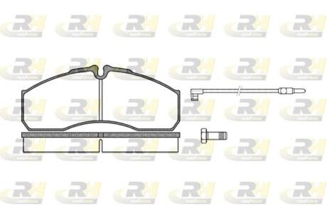 Колодки передние, DB616 ROADHOUSE 2651.12