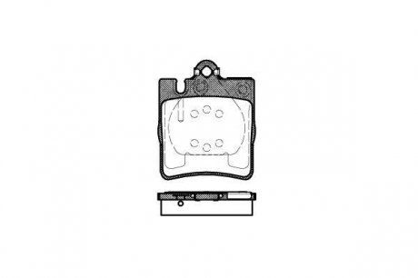 Гальмівні колодки дискові ROADHOUSE 270900