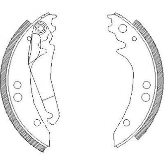 Тормозные колодки к-кт. ROADHOUSE 4136.00