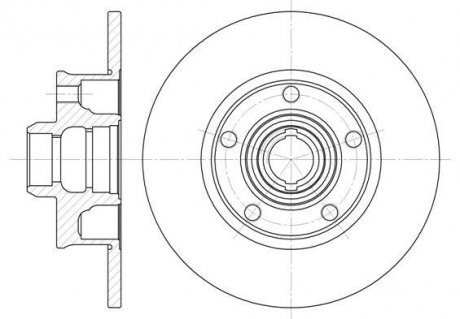 Тормозной диск ROADHOUSE 602500 (фото 1)