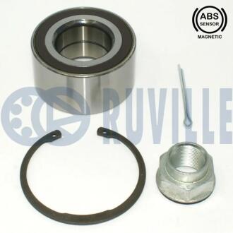 OPEL Подшипник ступицы (с кольцом ABS) Meriva 10-,Chevrolet Aveo 11- RUVILLE 221625