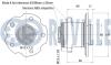 AUDI Ступица колеса задняя с датчиком ABS NISSAN QASHQAI II RENAULT KADJAR 1.2-1.6D 11.13- RUVILLE 221844 (фото 2)