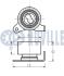 TOYOTA Натяжний ролик Corolla 1.3 86- RUVILLE 540325 (фото 2)