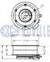VW Ролик ГРМ Audi A3/4,Bora,Golf IV,V,VI,Passat,Touran,T5,Skoda Fabia,Octavia,SuperB 1.6/2.0 RUVILLE 540453 (фото 2)