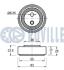 VW Ролик натяж.гладкий AUDI A4/A6 2,5TDI 97- RUVILLE 540754 (фото 2)