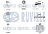 AUDI К-т ГРМ (рем.+4шт.ролика+помпа+крепление) A3 1,9TDI 96-01 VW 1,9TDI/SDI: Golf IV, Polo SKODA SEAT RUVILLE 5500591 (фото 2)