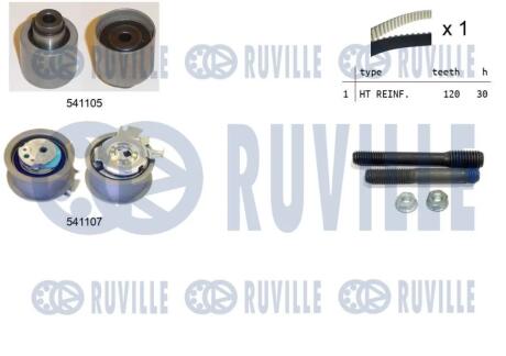 К-кт ГРМ VAG 1.4TDI/1.9TDI/SDI/2.0TDI RUVILLE 550061