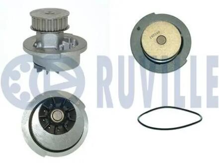 Водяна помпа Opel 1.2i/1.4i/1.6i/ Daewoo Lanos 1.2/1.4/1.5 05.97- RUVILLE 56437P (фото 1)