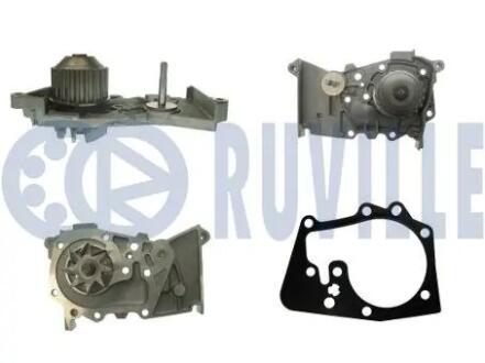 Водяна помпа (підсилена конструкція) Renault Kangoo/Megane 1.4 16V/1.6 16V RUVILLE 56970AS (фото 1)