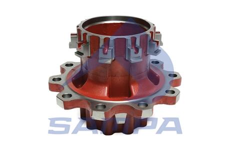 Ступица колеса, DAF, 24,9/148x148/381/287, Ступица без подшипников SAMPA 050.2981