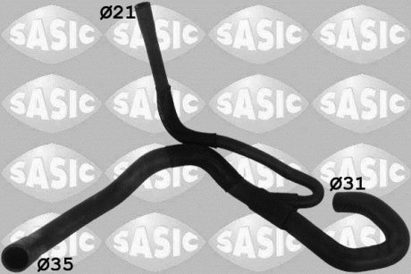 Шланг резиновый сист. охолоджен. SASIC 3406145 (фото 1)