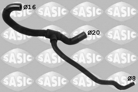 Патрубок системи охолодження SASIC 3406263