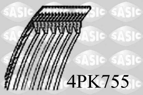 Ремінь генератора, Ducato 1.9D/TD 98-02/2.0JTD 01- (PS) SASIC 4PK755