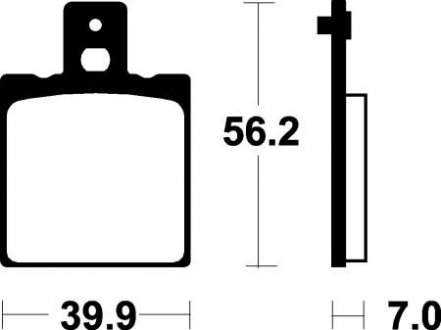 Гальмівні колодки SBS 519LS