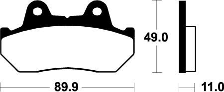 Гальмівні колодки SBS 542LS