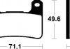 Гальмівні колодки SBS 806RS (фото 1)