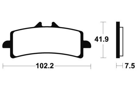 Гальмівні колодки SBS 841RS