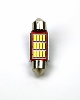 Лампа світлодіодна T11 Festoon T11x36 12LEDs canbus (1шт) SHAFER SL4009