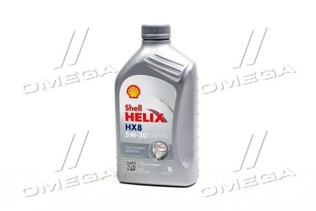 Олива моторна Helix HX8 SAE 5W-30 (Каністра 1л) SHELL 4102817161 (фото 1)