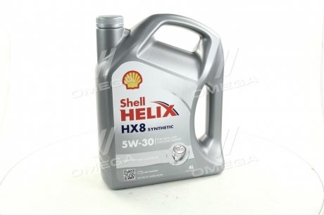 Олива моторна Helix HX8 SAE 5W-30 (Каністра 4л) SHELL 4102817162 (фото 1)