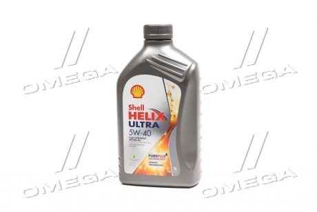 Олива моторна Helix Ultra SAE 5W-40 (Каністра 1л) SHELL 4107151 (фото 1)