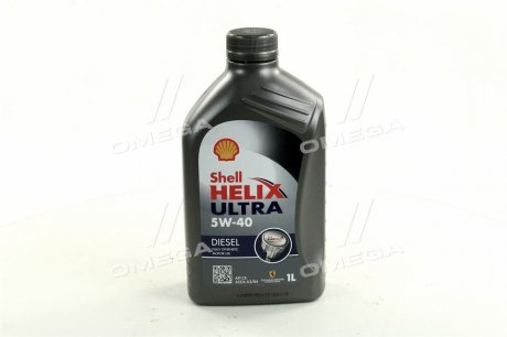 Олива моторна Helix Diesel Ultra SAE 5W-40 (Каністра 1л) SHELL 4107552 (фото 1)