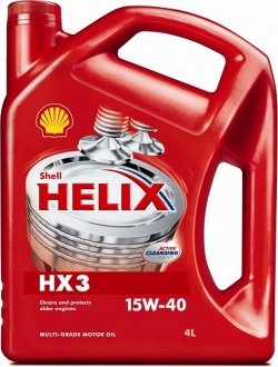 Масло моторное Helix HX3 15W-40 (4 л) SHELL 550039926