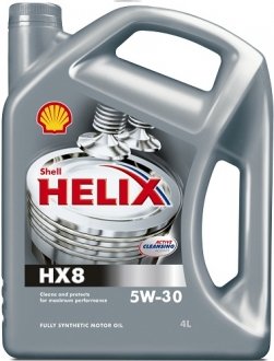 Масло моторное Helix HX8 Synthetic 5W-30 (4 л) SHELL 550040422