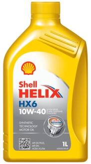 Масло двигателя 1L Helix HX6 10W40 SHELL 550053775