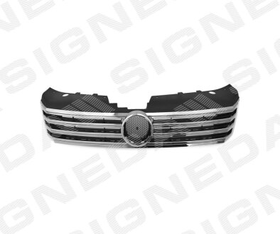 Решітка радіатора хром VW PASSAT (B7, EURO TYPE), 11 - Signeda PVW07104KGA