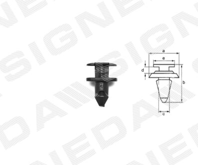 Кріплення пластмасове BMW 5 (E34), 01.88 - 12.95 Signeda T86210