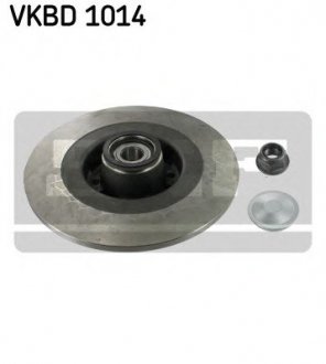 Диск тормозной задний с подшипником SKF VKBD 1014 (фото 1)