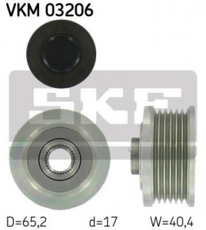 Муфта генератора SKF VKM 03206
