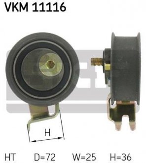 Ролик модуля натяжителя ремня SKF VKM 11116 (фото 1)