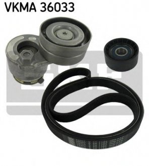 Роликовый модуль натяжителя ремня (ролик, ремень) SKF VKMA 36033