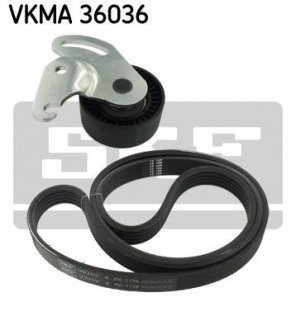 Комплект доріжкового ремня SKF VKMA 36036 (фото 1)