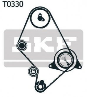 Роликовый модуль натяжителя ремня (ролик, ремень) SKF VKMA 91124 (фото 1)