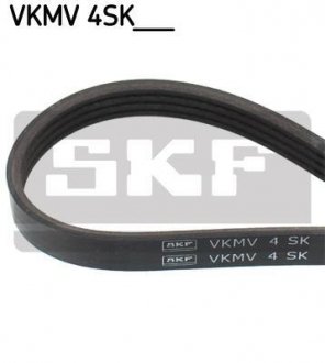 Ремінь П-клиновой 4EPK711 (Elastic) FORD Focus C-Max 1.8 -07 SKF VKMV 4SK711 (фото 1)