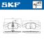 Комплект гальмівних колодок, дискове гальмо SKF VKBP 80053 E (фото 4)