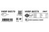 Комплект гальмівних колодок, дискове гальмо SKF VKBP 80579 (фото 3)