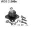 VW Шаровая опора Golf,Jetta,Polo,SEAT с креплением! SKF VKDS 311016 (фото 1)
