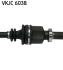 Полуось SKF VKJC 6038 (фото 3)