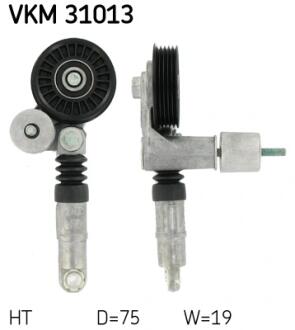 VW Натяжной ролик A4, A6 1.9TDI,Passat 1.9-2.0TDI SKF VKM 31013