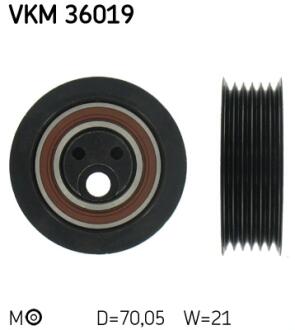 Ролик модуля натягувача ременя SKF VKM 36019