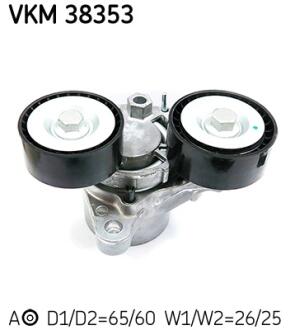 Ролик модуля натяжителя ремня SKF VKM 38353