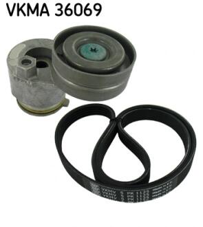 Роликовий модуль натягувача ременя (ролик, ремінь) SKF VKMA 36069