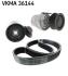SKF RENAULT Комплект ГРМ ремінь + натяжний ролик+ролик NISSAN QASHQAI I, X-TRAIL RENAULT ESPACE V, FLUENCE, GRAND SCENIC III, GRAND SCENIC IV, KADJAR, MEGANE CC, MEGANE III, SCENIC III 1.6/1.6D 04.11- VKMA 36144